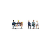 Woodland Scenics A2134 - Bus Stop People - N Scale